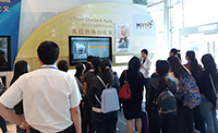 Participants of the programme visit the Hong Kong Science Park